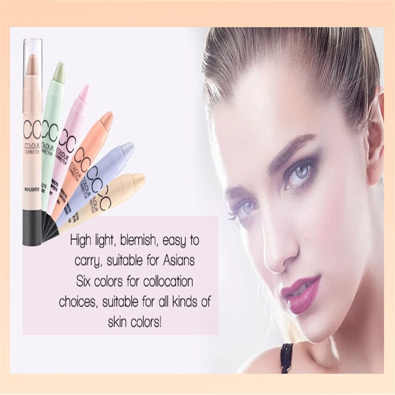 Repair capacity CC moisturizing concealer pen automatic rotation brightening pen