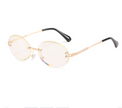 Frameless Personality Small Round Frame Explosive  Women