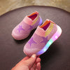 Children's Light Shoes Girls Casual Shoes Girls Flying Weaving Shoes Stars Shoes Shoes Children's Shoes Net Shoes