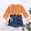 Baby & Kids Pure Cotton & Linen Denim Suit