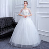 New bride wedding dress