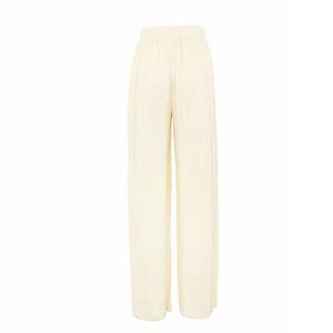 New Autumn And Winter Pleated Shirt  Pleated Trousers Suit