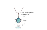 turquoise turtle necklace