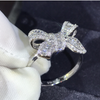 Alpscommerce diamond ring beautiful luxury simulation diamond ring temperament female wedding ring