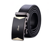 Men's leather business soft leather automatic buckle belt leather