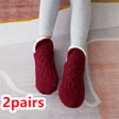 Winter Woolen Socks Women Thicken Warm Home Bedroom Socks Slippers Men Non-slip Foot Warmer Snow Socks Calcetines Mujer