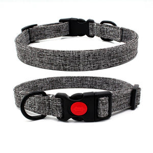 Canvas dog collar