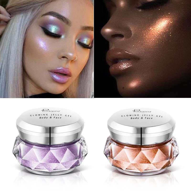 Face Highlighter Jelly Gel Mermaid Eyeshadow