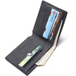 Fashion Alpscommerce Men Wallets Mens Wallet with Coin Bag Zipper Small Money Purses New Design Dollar Slim Purse Money Clip Wallet