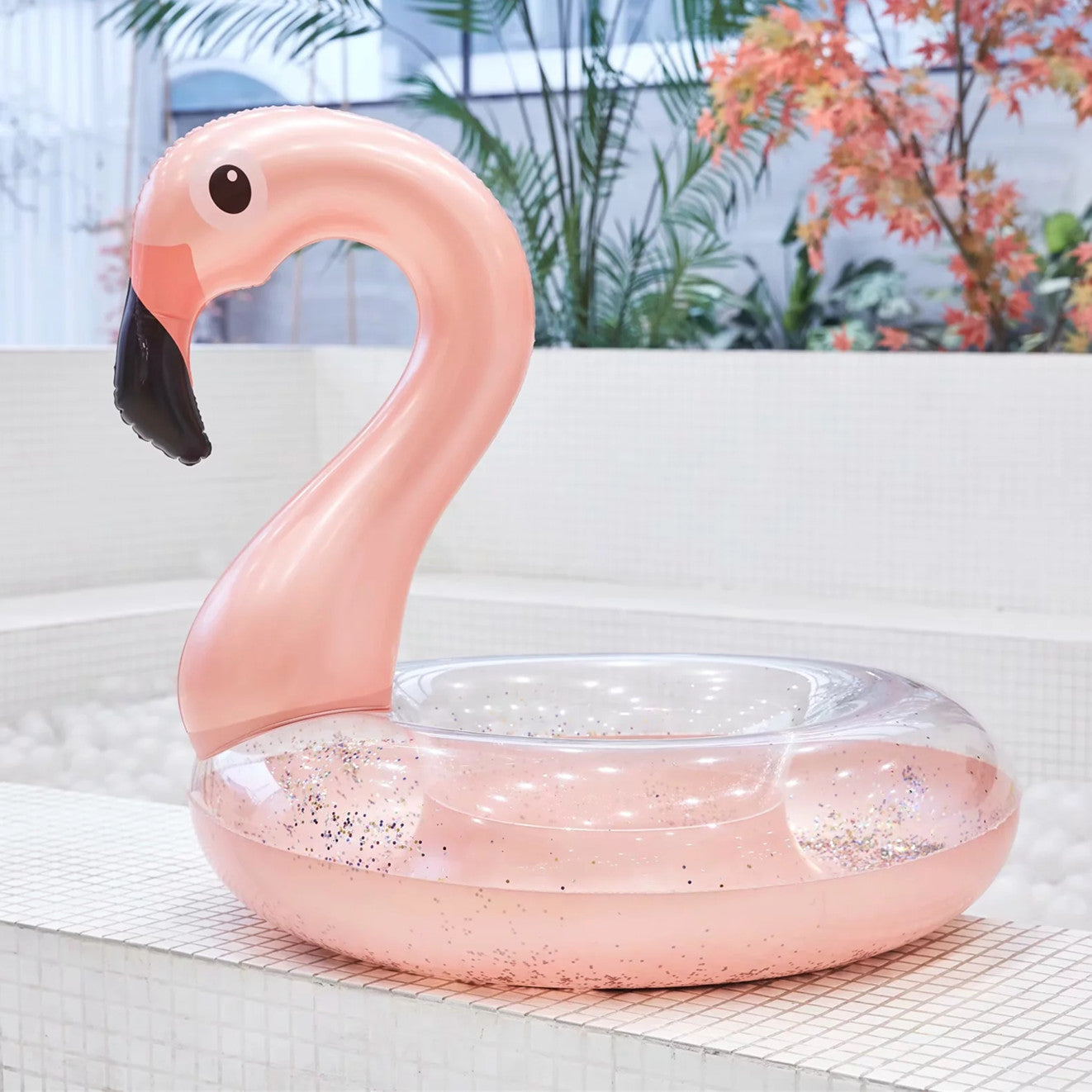 Flamingo Swimming Ring Floating Donut Summer Outdoor Activities Beach Party Inflatable Swimming Pool Toys