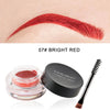 12 Color Super Waterproof Eyebrow Cream Professional Black Color Eyebrow Gel Brow Tint Long Lasting With Makeup Brush