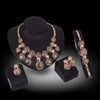 Fashion bride jewelry set, alloy four sets of electroplating jewelry explosion