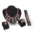 Fashion bride jewelry set, alloy four sets of electroplating jewelry explosion