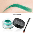 12 Color Super Waterproof Eyebrow Cream Professional Black Color Eyebrow Gel Brow Tint Long Lasting With Makeup Brush