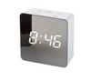 Digital LED multi-function mirror clock