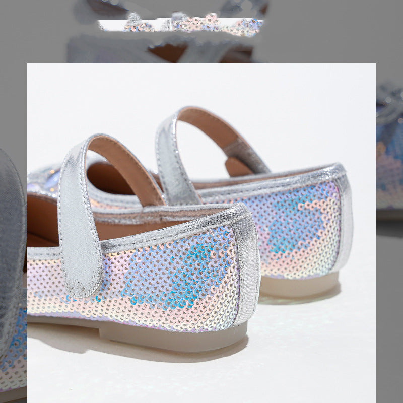 Big Kids Sequined Princess Shoes With Soft Sole