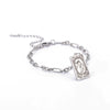 12 Tarot Card Series Fashion Trend Long Oval Link Chain Bracelet