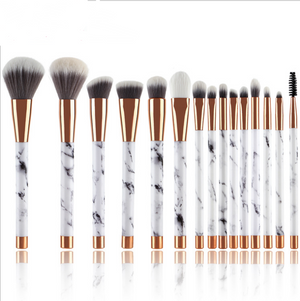 11 sets of marble makeup brush with makeup brush beauty makeup kit 11 makeup brush sets