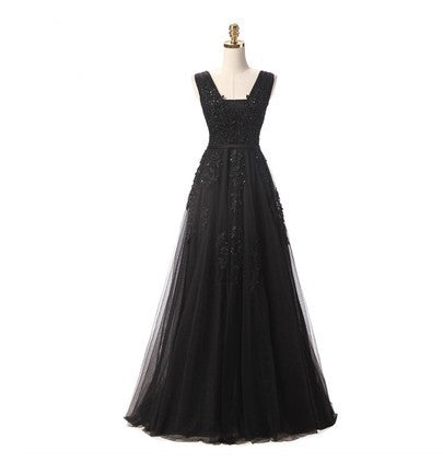 Fashion ladies slim banquet evening dress