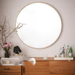 Bathroom wall bathroom mirror wall hanging decorative mirror