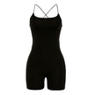 Backless slim bodysuit women