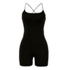 Backless slim bodysuit women