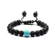 Lava Stone Handmade Knitting Bracelet