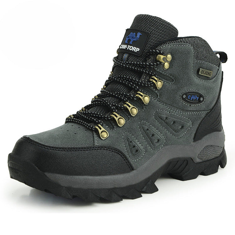 Men's high top outdoor hiking shoes