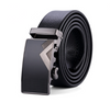 Men's leather business soft leather automatic buckle belt leather