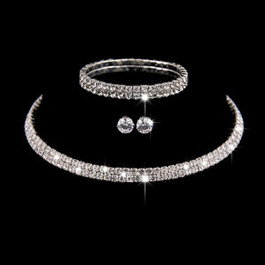 Bridal jewelry wholesale wholesale, bridal three sets of hot sell wedding accessories, wedding jewelry set 426