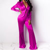 Ladies  Suit Wide Leg Pants Two-piece Suit