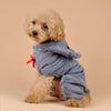 Bear four-legged coral fleece clothes