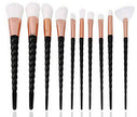 10PCS Makeup Brushes Kit Beauty Foundation Blending Blus