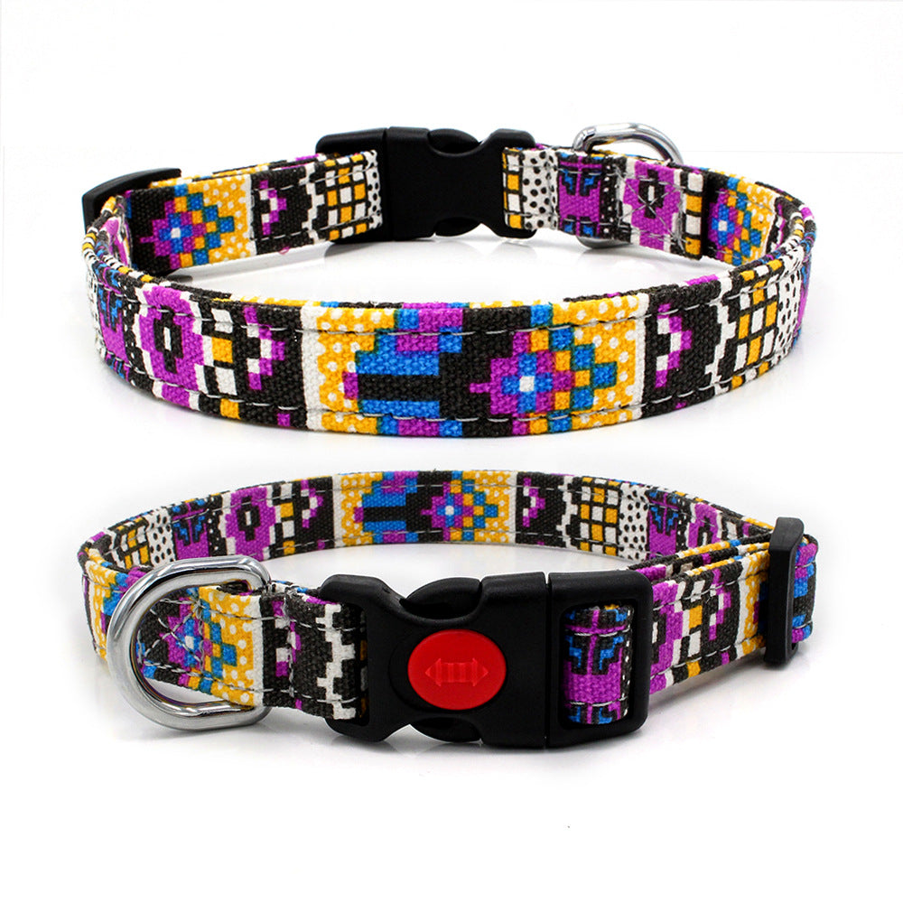 Canvas dog collar