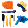 Bicycle maintenance cleaning tool set