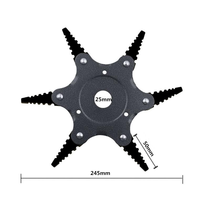 Toothed Lawn Mower Six Blade Blade Lawn Mower Accessories