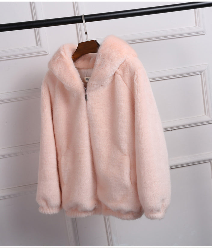 Hooded Coat Autumn Winter Long Sleeve