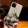 Oriental Lotus Flower Bird Phone Case