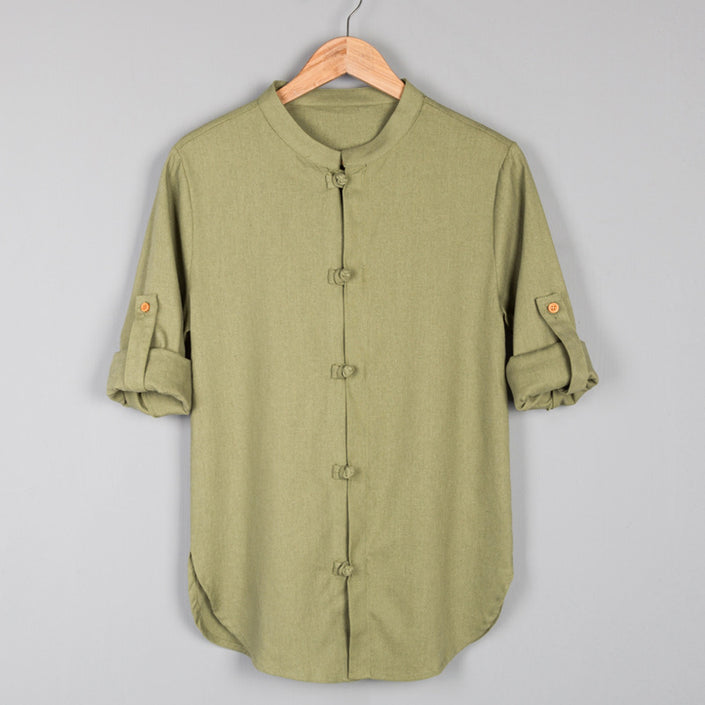 Men's cotton linen shirt