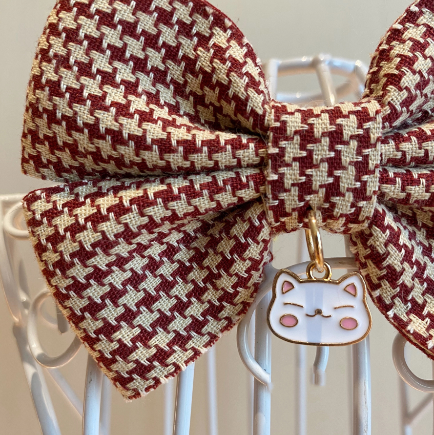 Pet Collar Puppet Cat Bow Decoration