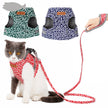 Cat vest harness traction rope