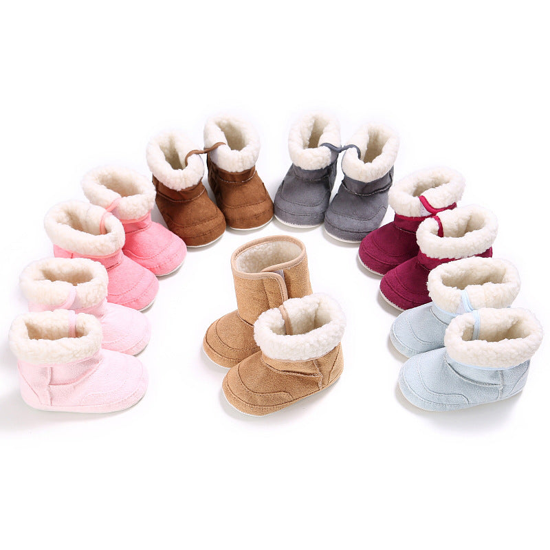 Newborn  Toddler Soft Rubber Soled Anti-slip Boots Booties