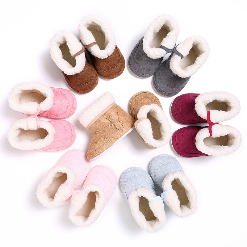 Newborn  Toddler Soft Rubber Soled Anti-slip Boots Booties