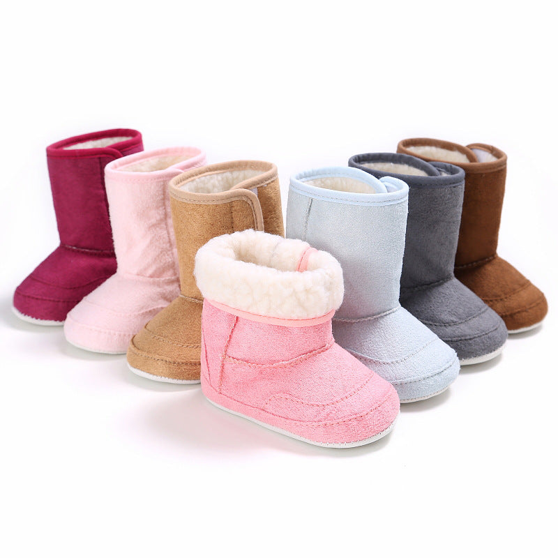 Newborn  Toddler Soft Rubber Soled Anti-slip Boots Booties