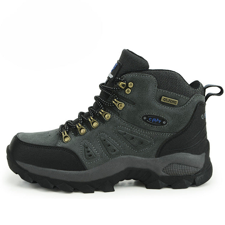 Men's high top outdoor hiking shoes