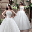 wedding dress, large size wedding dress, custom show thin wedding dress