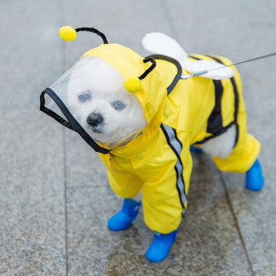 Small Dog Puppies Autumn Pet Rainy Clothes