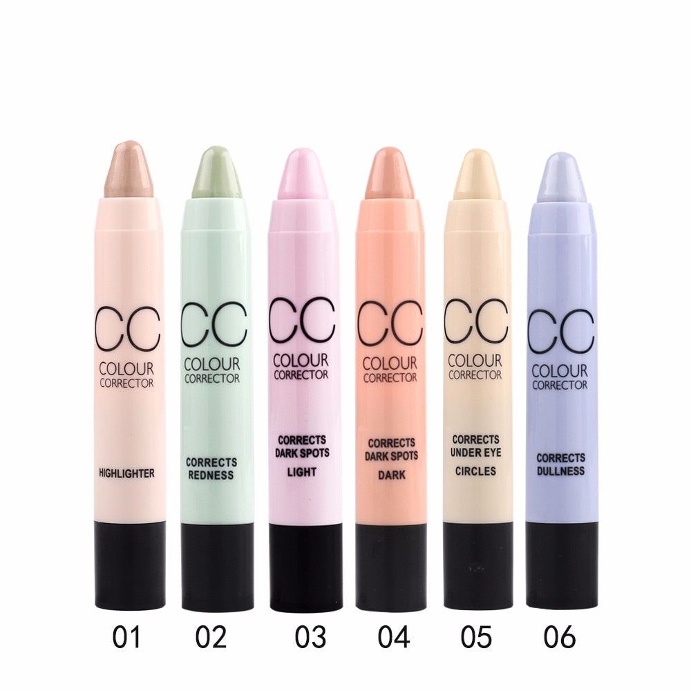 Repair capacity CC moisturizing concealer pen automatic rotation brightening pen