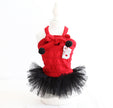 Pet Dog Cat Colorful Ball Bow Suspender Skirt