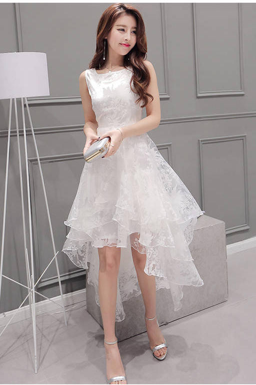 Summer Organza Puffy Dress Women's Clothing